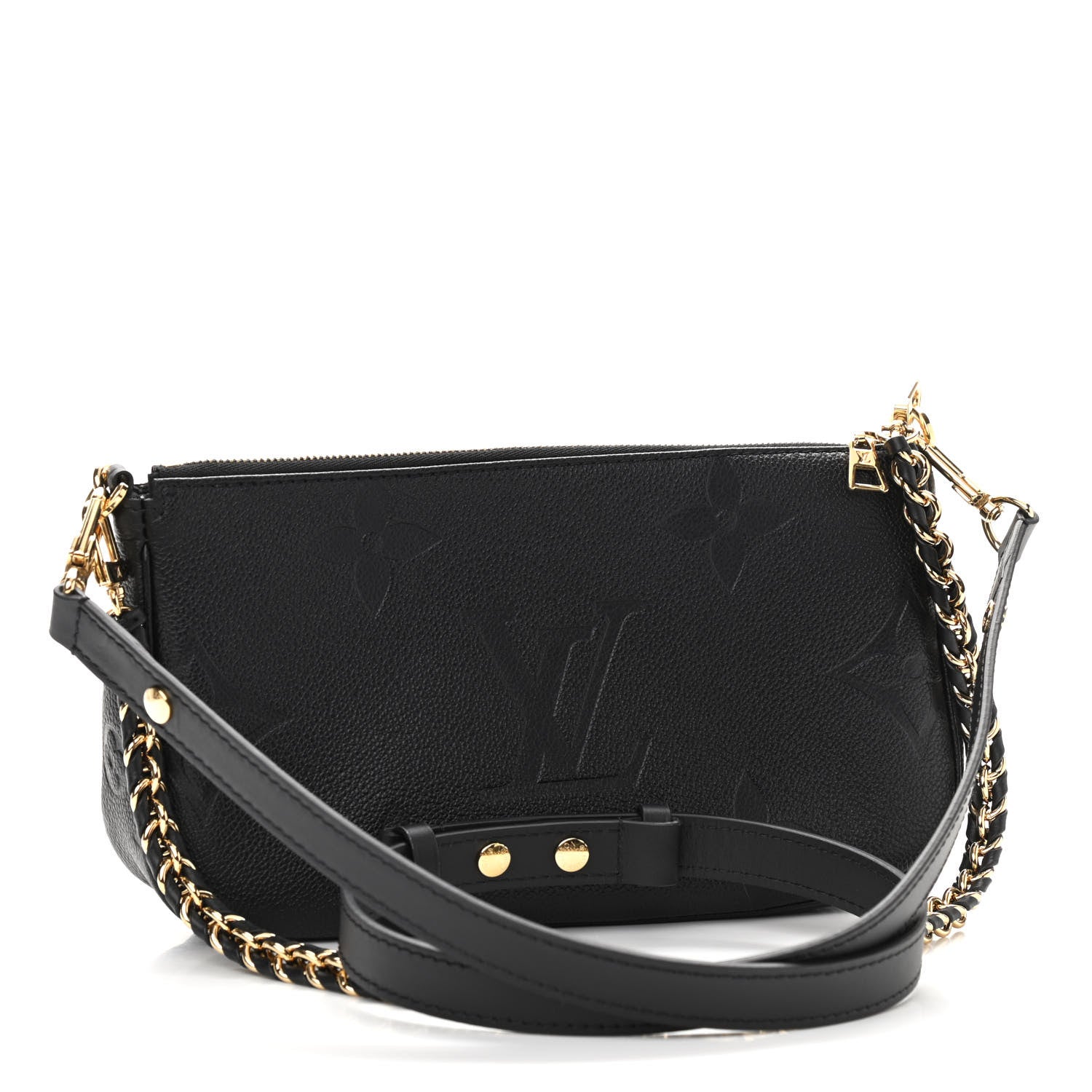 Louis Vuitton Empreinte Monogram Giant Multi Pochette Accessories Black 3 of 11