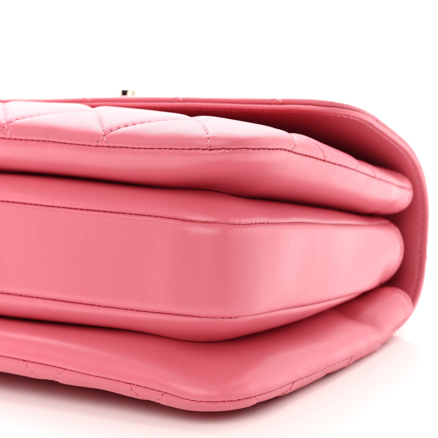 Chanel Lambskin Quilted Small Trendy CC Flap Dual Handle Bag Dark Pink 10 of 10