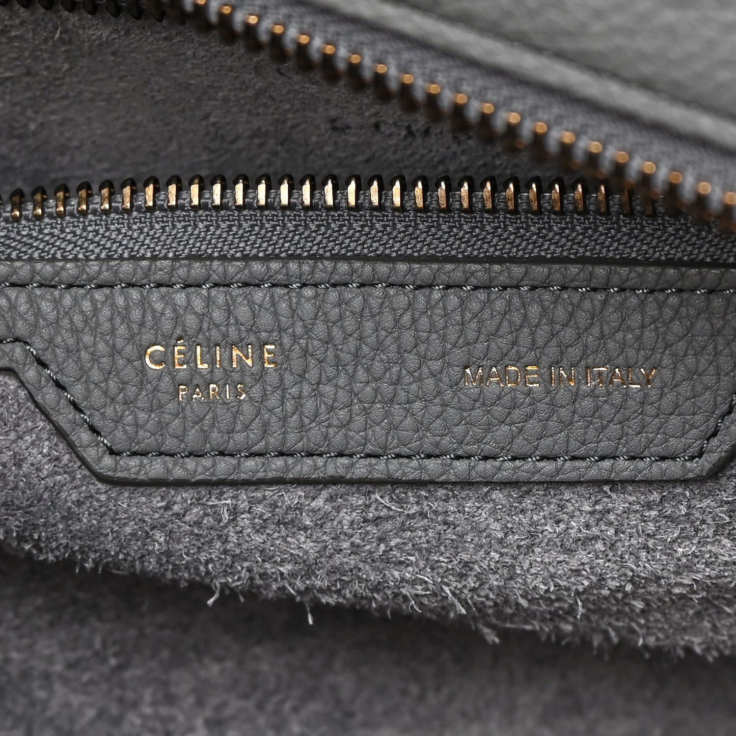 Drummed Calfskin Mini Luggage Kohl