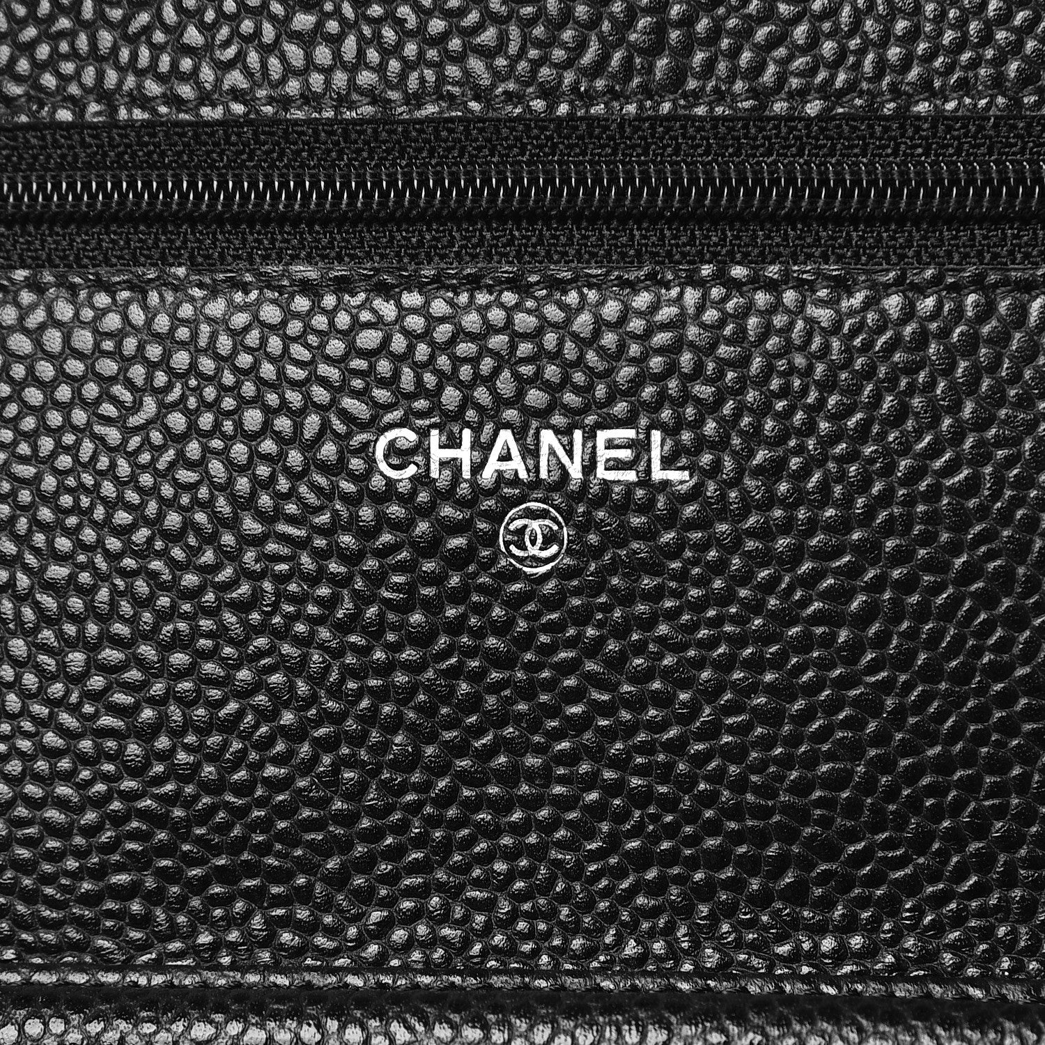 Chanel Caviar Quilted Wallet On Chain WOC Black 5 of 9
