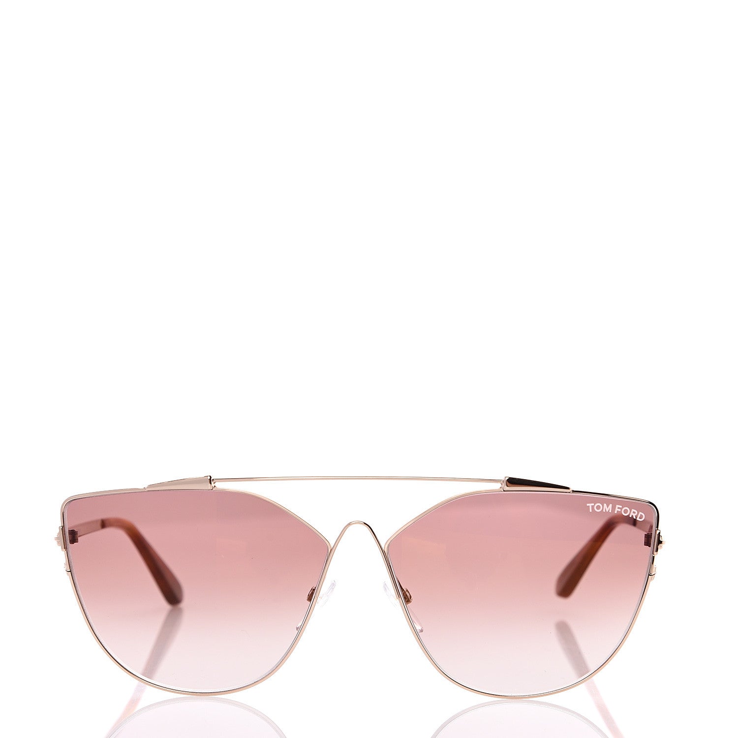 Tom Ford Jacquelyn 02 Aviator Sunglasses TF563 Rose Gold 3 of 7