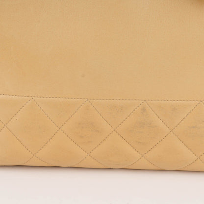 Chanel Lambskin Quilted Shoulder Bag Beige 7 of 12