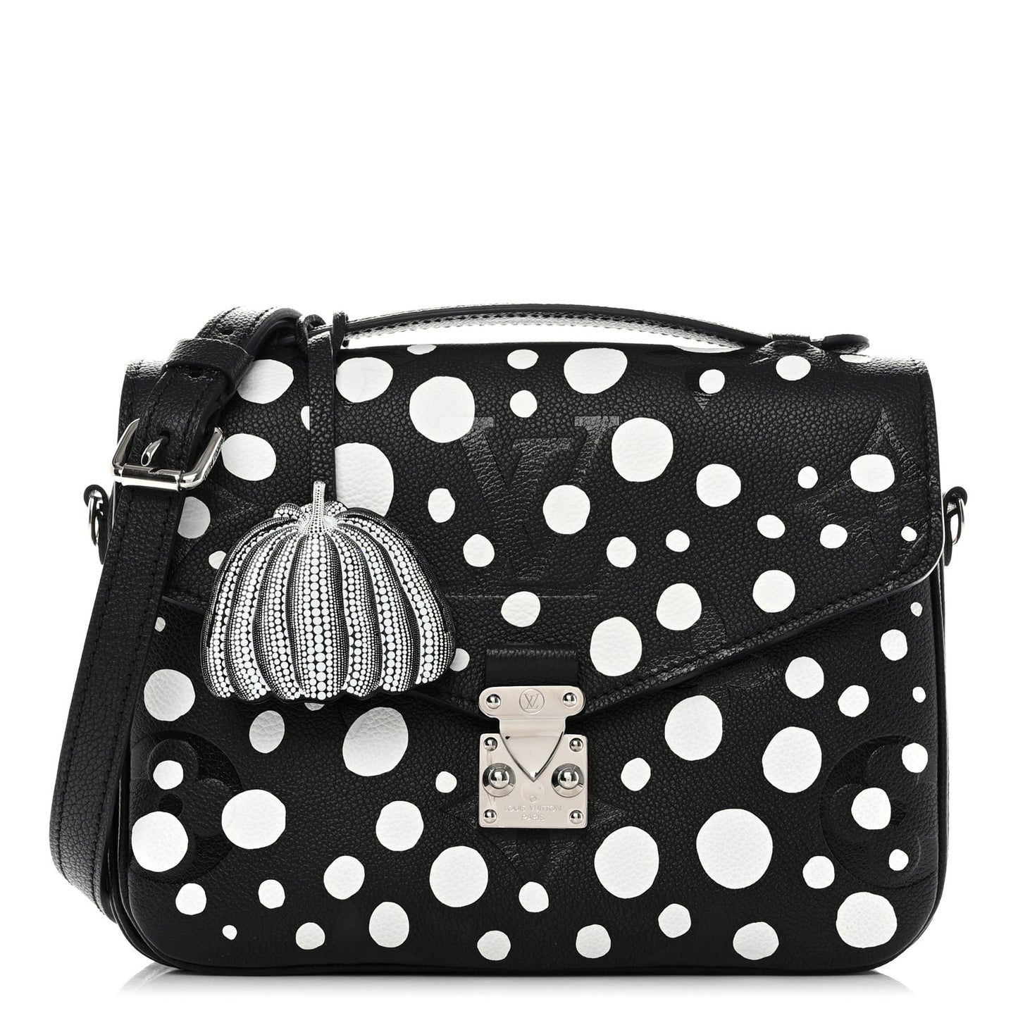 LV X YK Empreinte Monogram Giant Pochette Metis Black