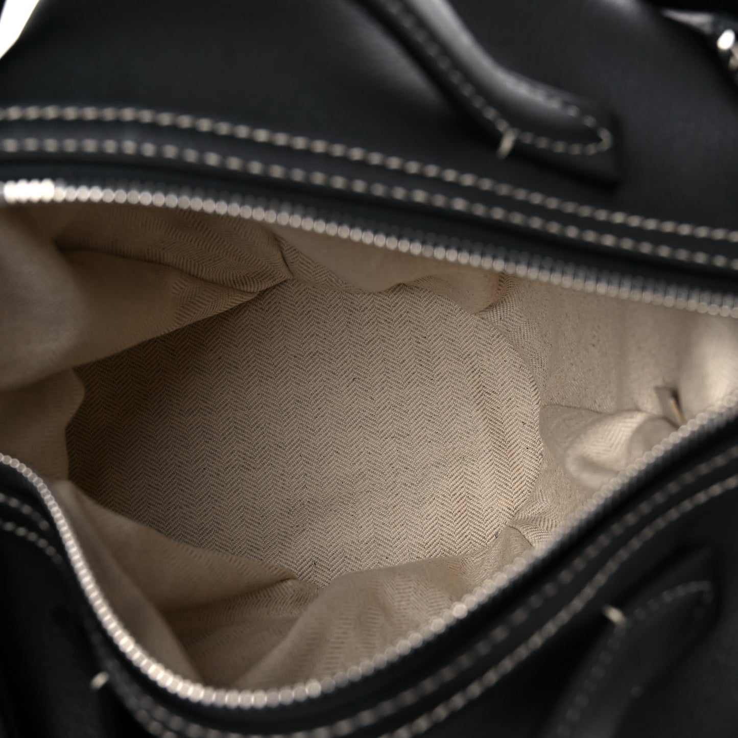 Calfskin Large Elephant Crossbody Bag Black
