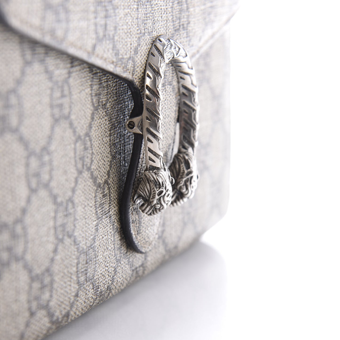 GG Supreme Monogram Mini Dionysus Chain Wallet Beige Taupe