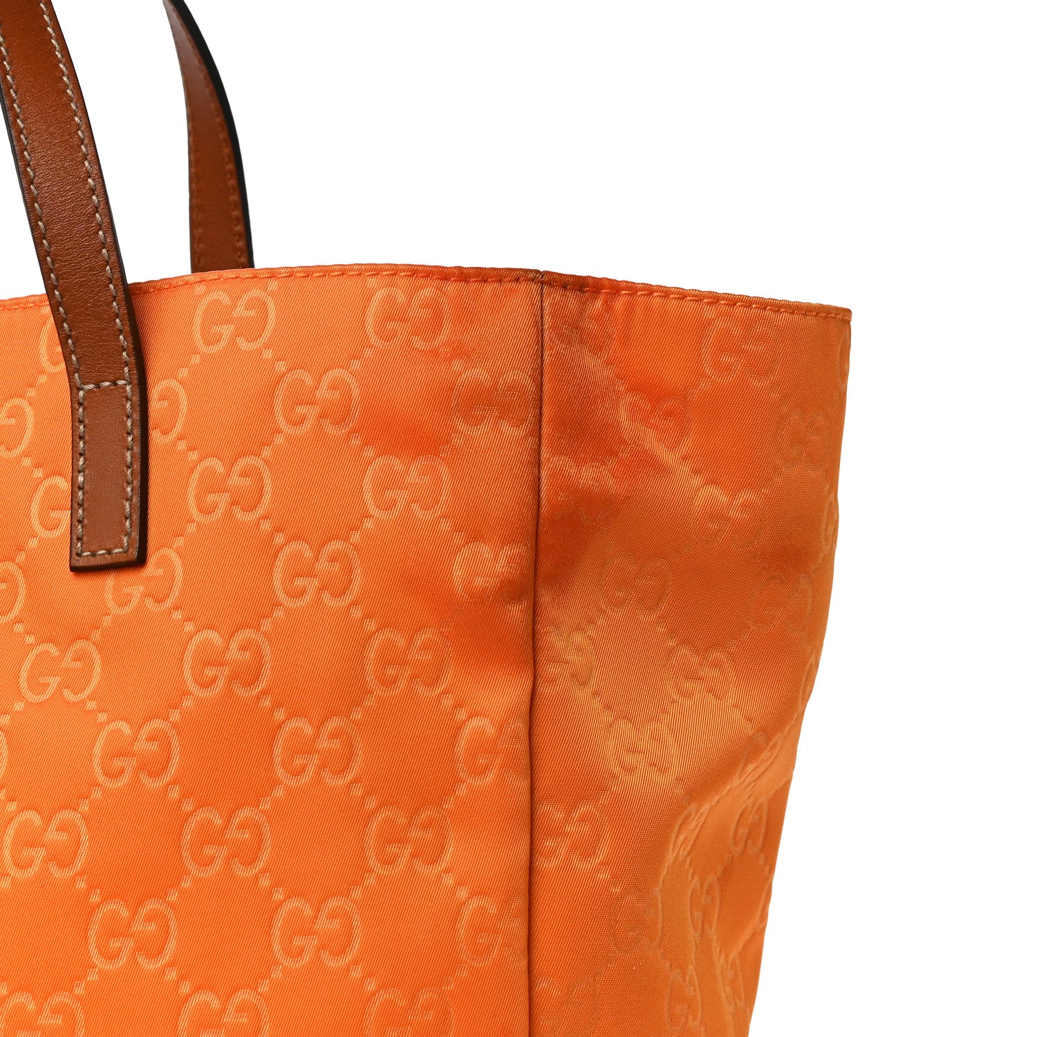 Gucci Nylon Monogram Medium Tote Orange 13 of 17