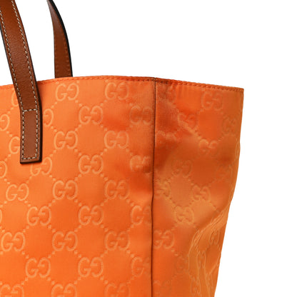 Gucci Nylon Monogram Medium Tote Orange 13 of 17