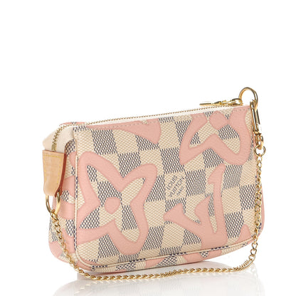 Louis Vuitton Damier Azur Tahitienne Mini Pochette Accessories 3 of 8