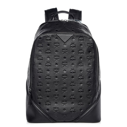 MCM Calfskin Ottomar Monogram Duke Backpack Black 1 of 8