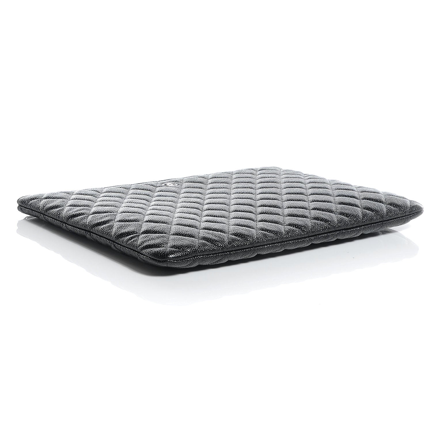 Chanel Caviar Quilted Documents Holder Portfolio Black 4 of 7