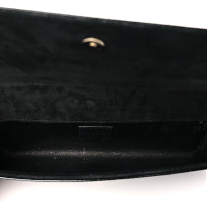 Gucci Patent Microguccissima Small Broadway Clutch Black 5 of 9