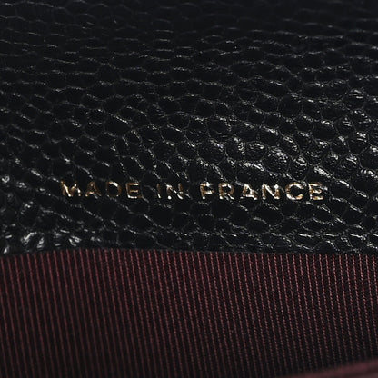 Chanel Caviar Quilted Large Gusset Flap Wallet Black 7 of 8