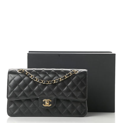 Chanel Caviar Quilted Medium Double Flap Black 12 of 12