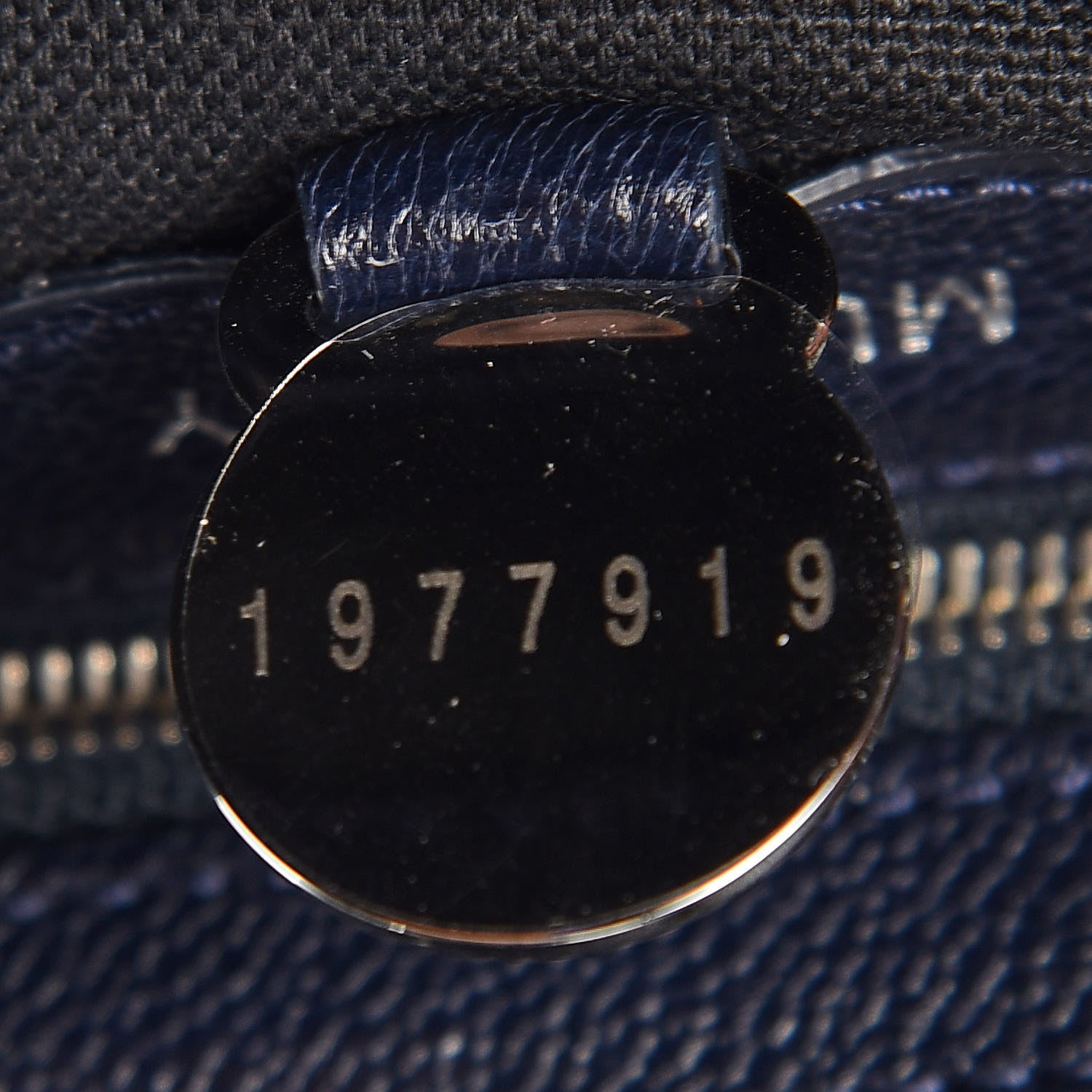 Mulberry Shiny Goatskin Bayswater Shoulder Bag Midnight 7 of 10