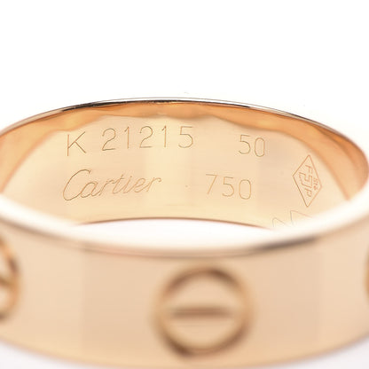 Cartier 18K Yellow Gold 5.5mm LOVE Ring 50 5.25 4 of 4