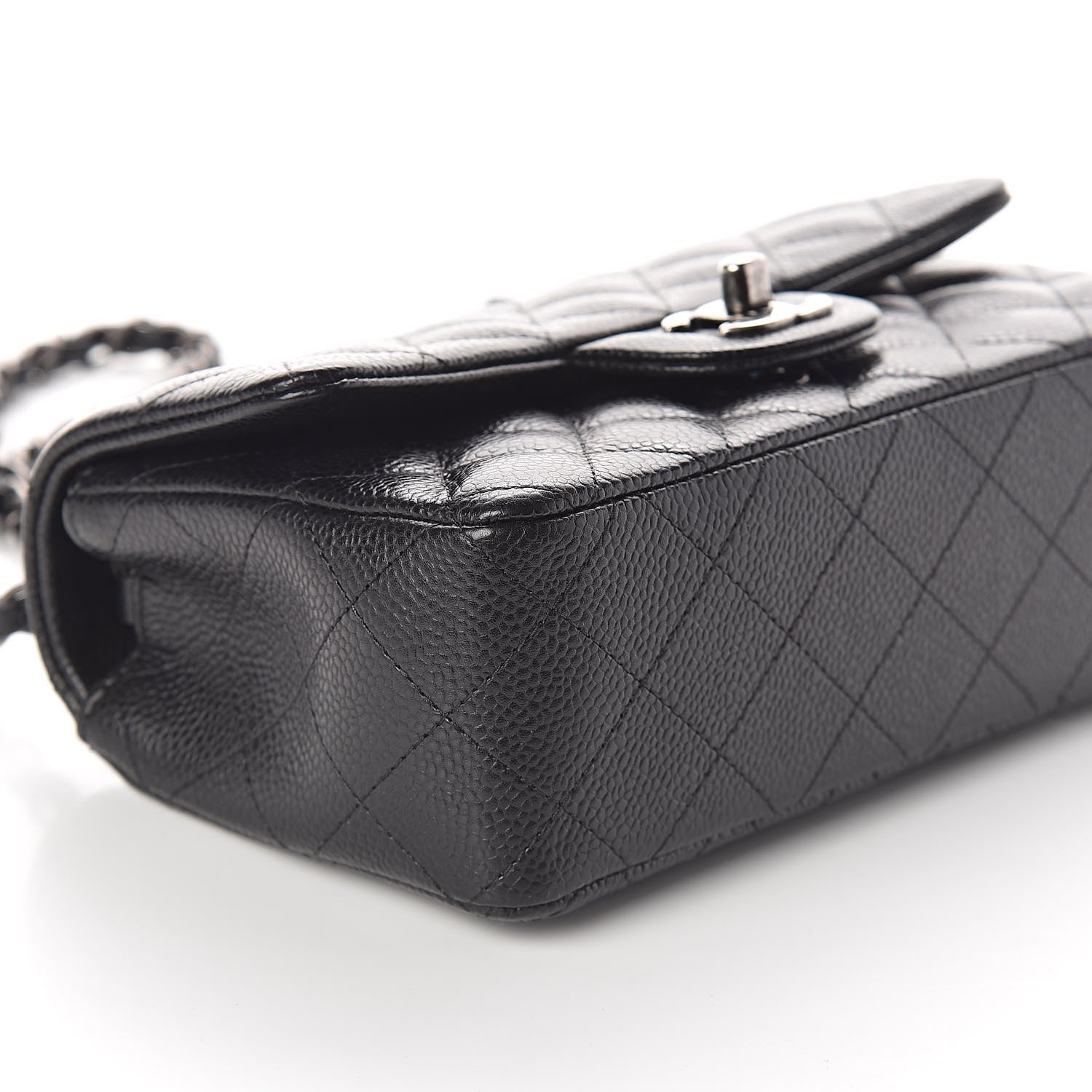 Chanel Caviar Quilted Mini Rectangular Flap Black 8 of 10