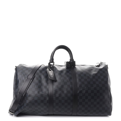 Louis Vuitton Damier Cobalt Keepall Bandouliere 55 1 of 10