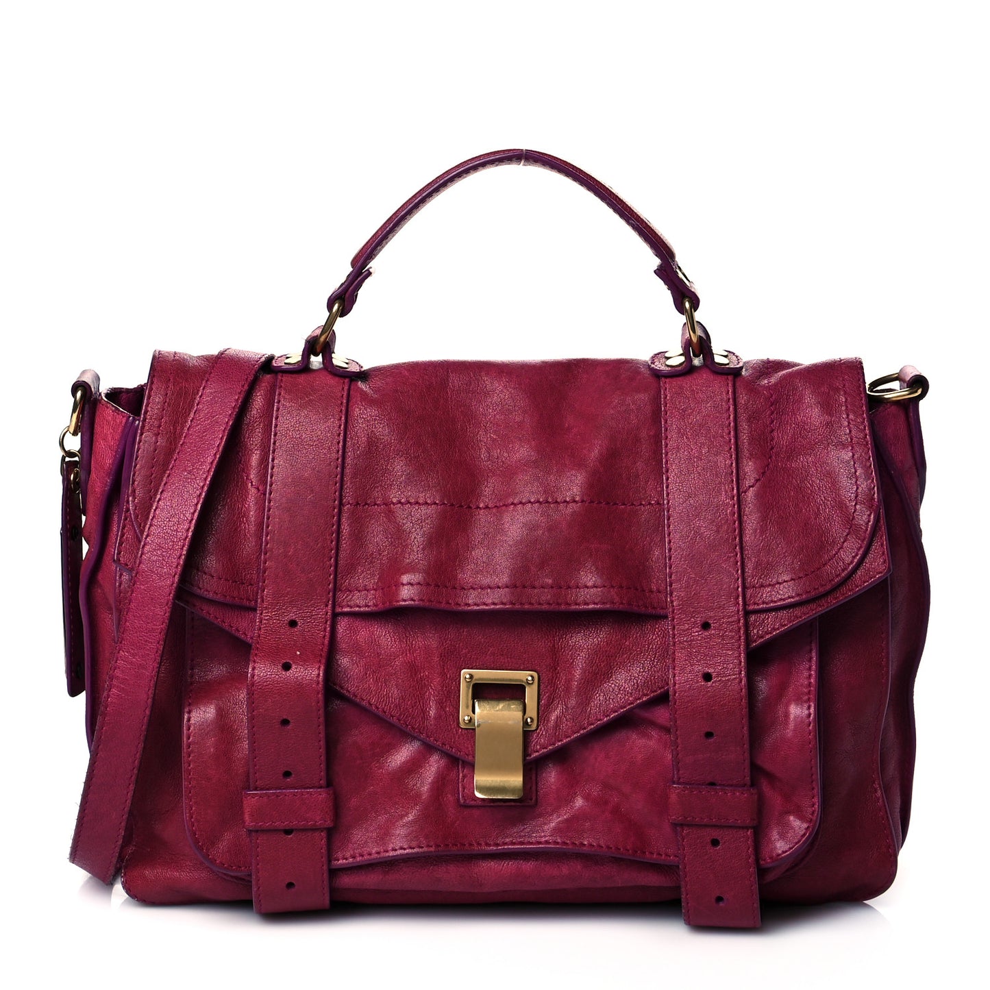 Lambskin Large PS1 Satchel Orchid