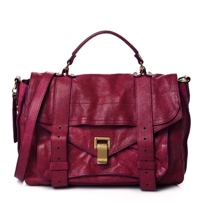 Proenza Schouler Lambskin Large PS1 Satchel Orchid 1 of 16