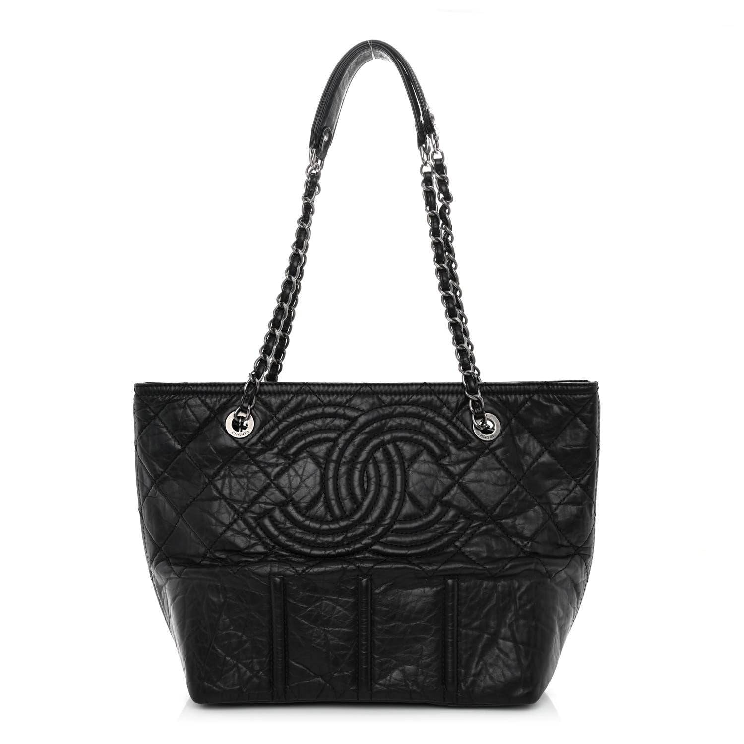 Chanel Calfskin Small Shopping in Moscow Tote Black 1 of 10
