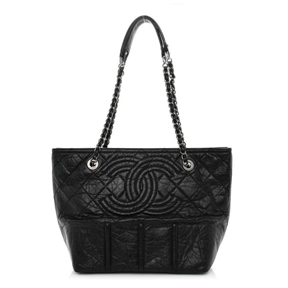 Chanel Calfskin Small Shopping in Moscow Tote Black 1 of 10