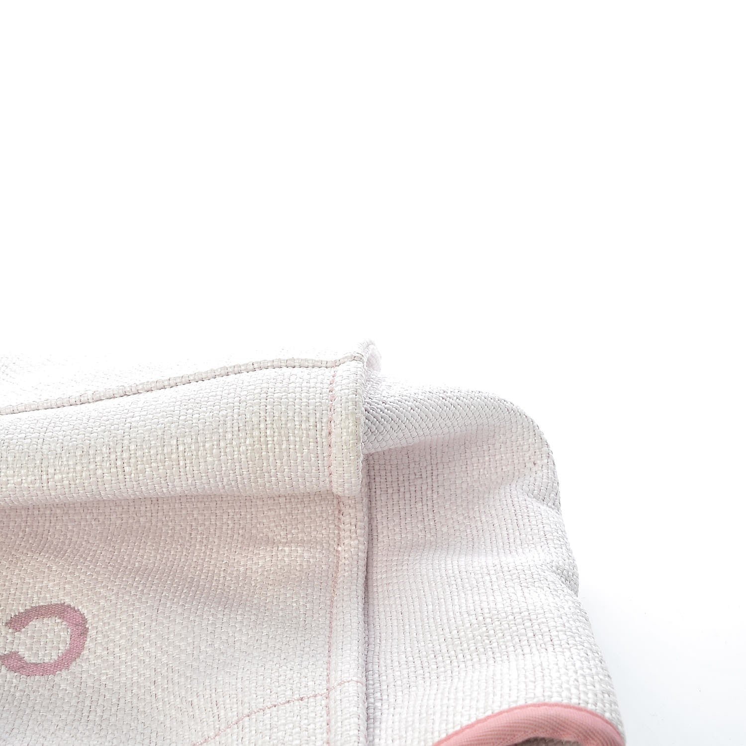 Chanel Woven Straw Raffia Large Deauville Tote Pink 9 of 17