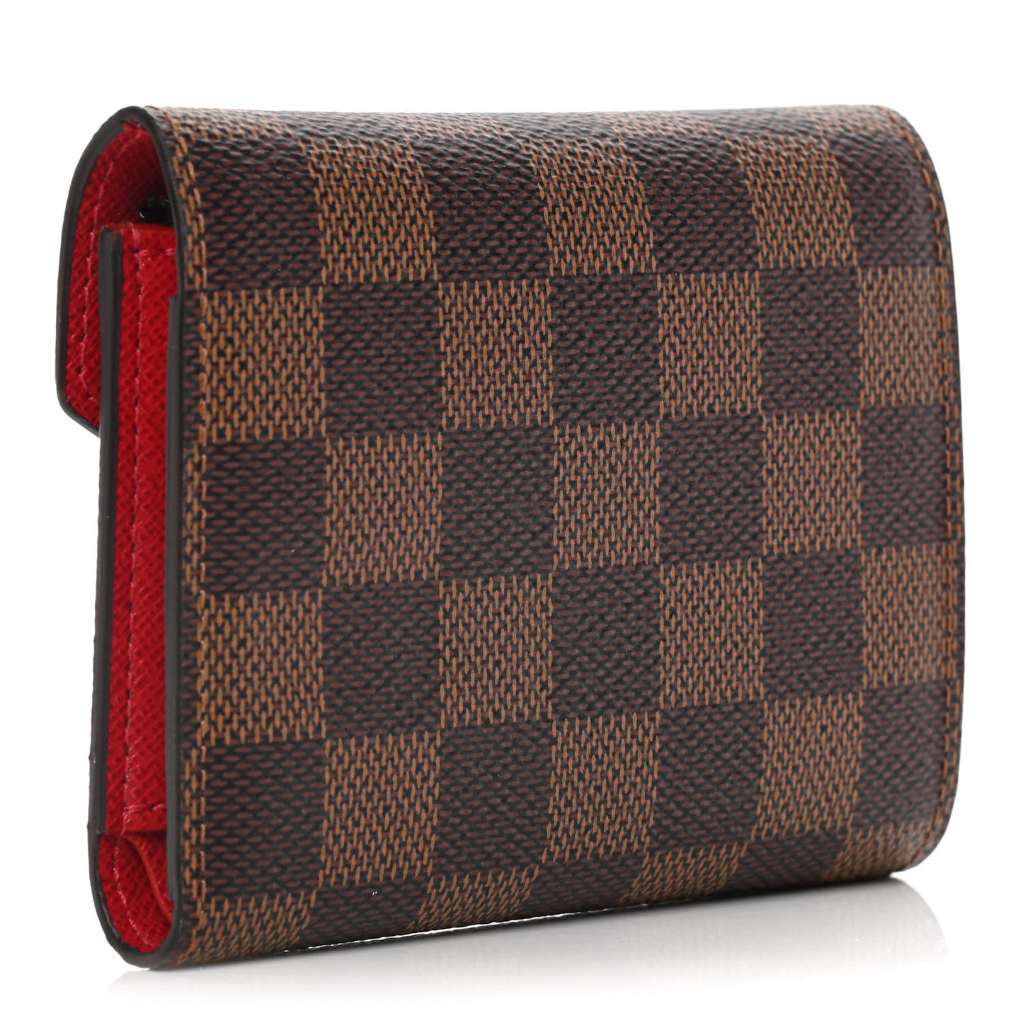 Damier Ebene Victorine Wallet Red