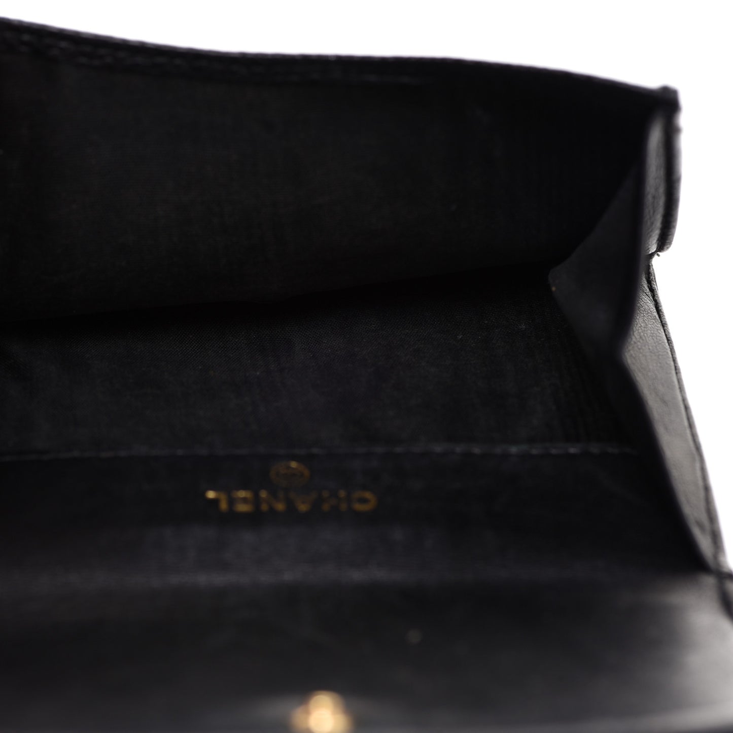 Caviar Timeless CC Compact French Wallet Black