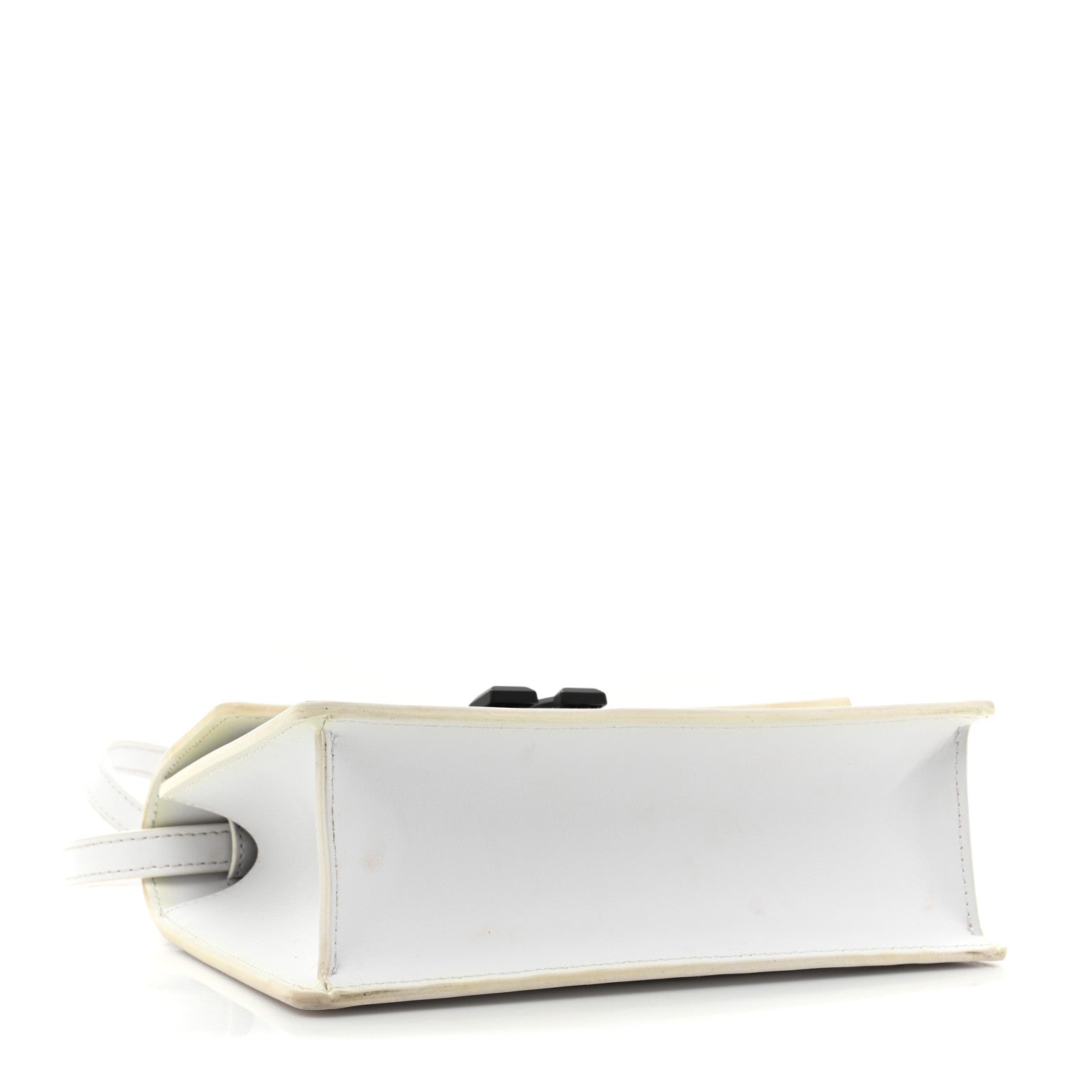 Off-White Calfskin Cash Jitney 1.0 Shoulder Bag White 4 of 18