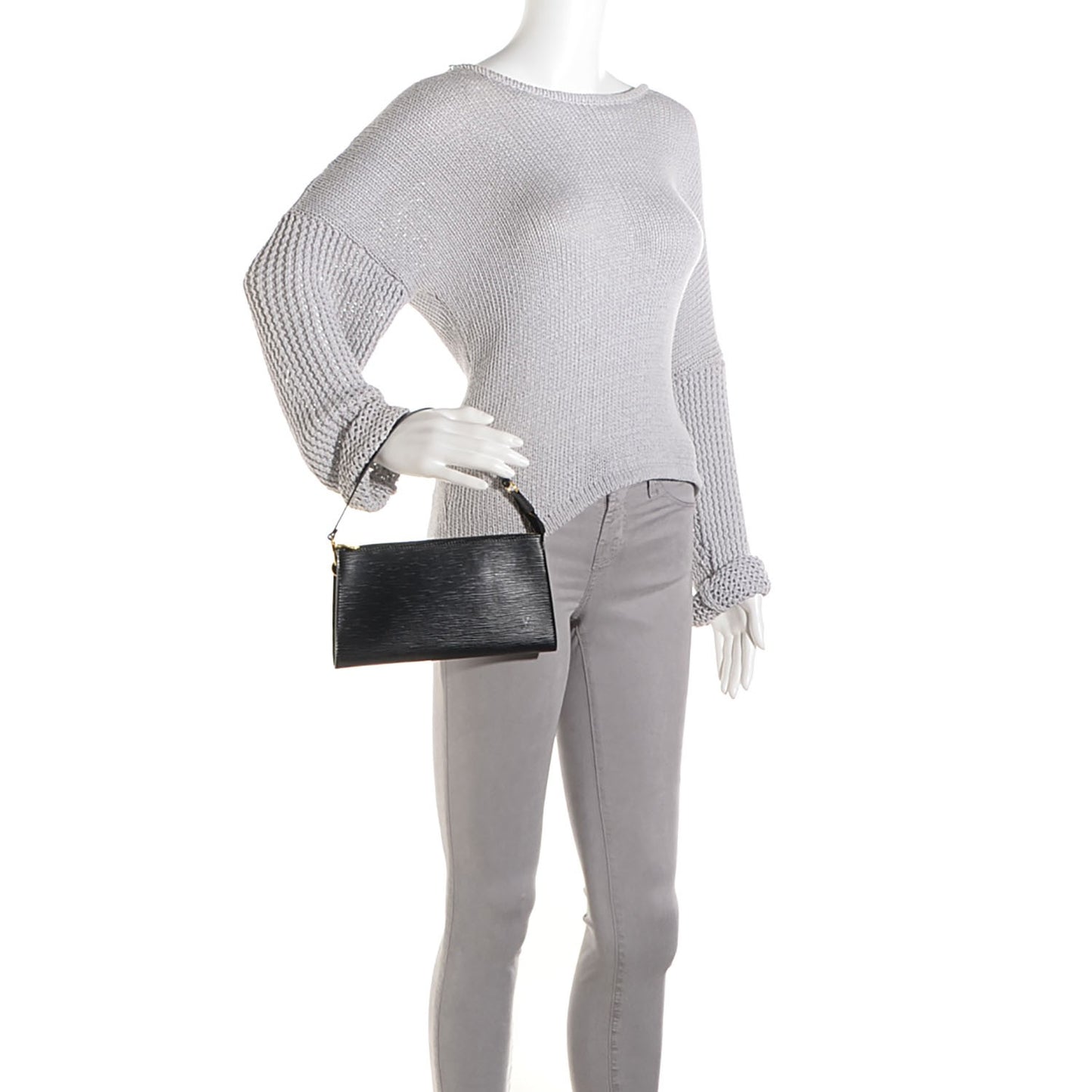 Epi Pochette Accessories 24 Black