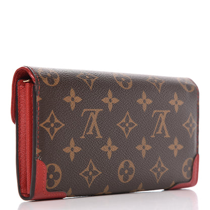Louis Vuitton Monogram Sarah Retiro Wallet Cherry 3 of 10