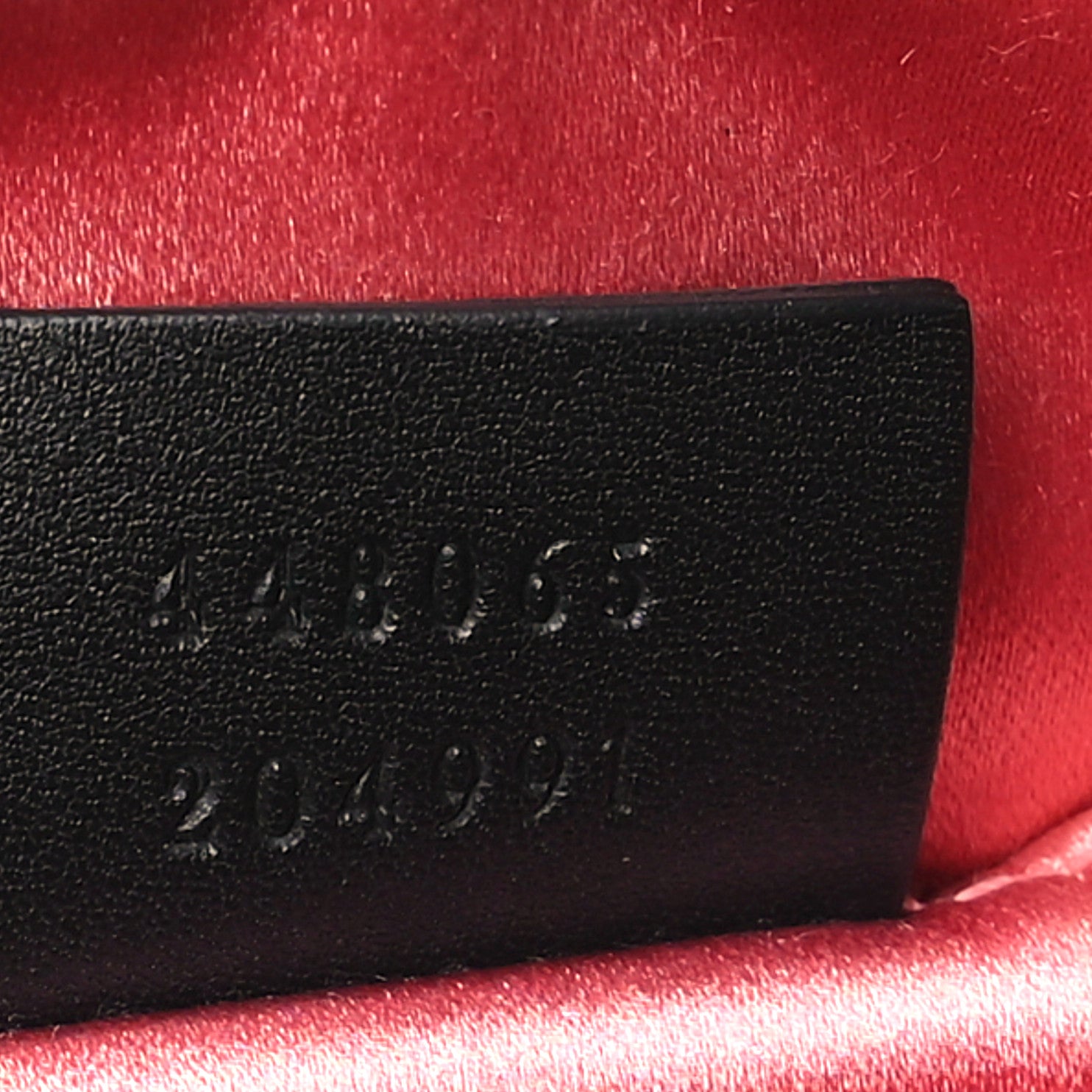 Gucci Calfskin Matelasse Mini GG Marmont Chain Shoulder Bag Black White 7 of 10