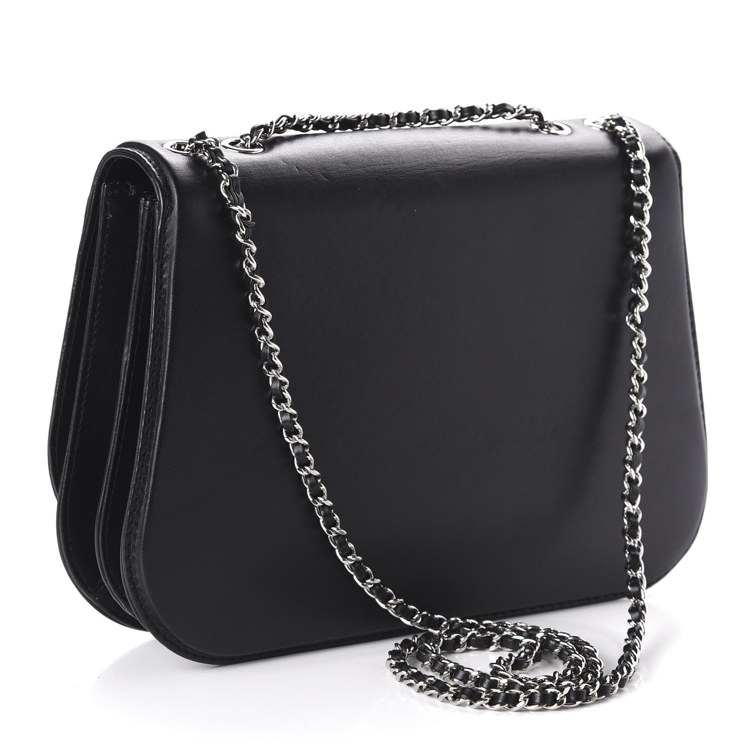 Chanel Calfskin Medium Braided Chic Flap Black 3 of 11
