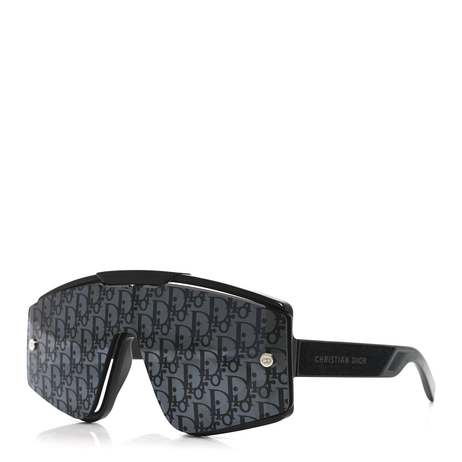 Christian Dior Acetate Diorxtrem MU Oblique Mask Sunglasses Black 1 of 6