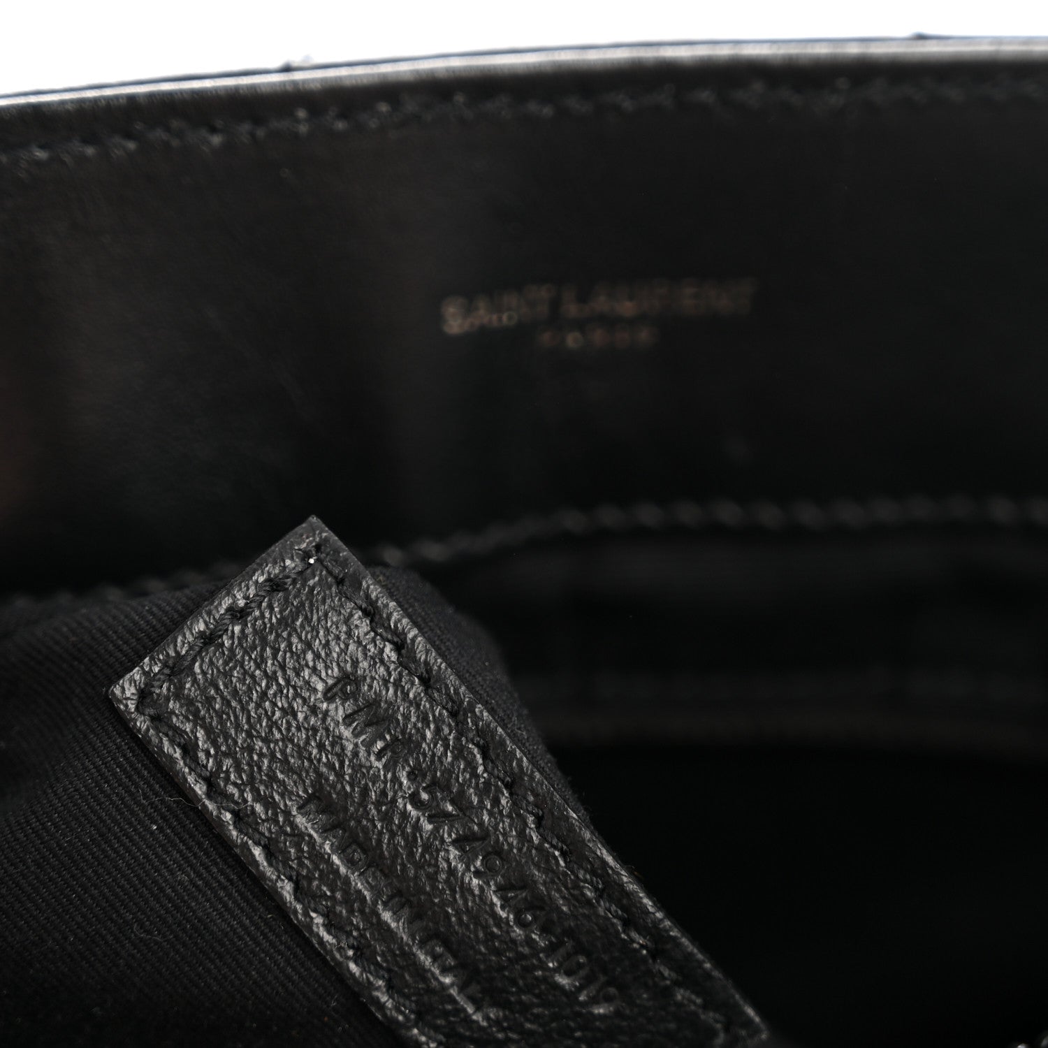 Saint Laurent Calfskin Y Quilted Monogram Monochrome Medium Loulou Chain Satchel Black 7 of 13