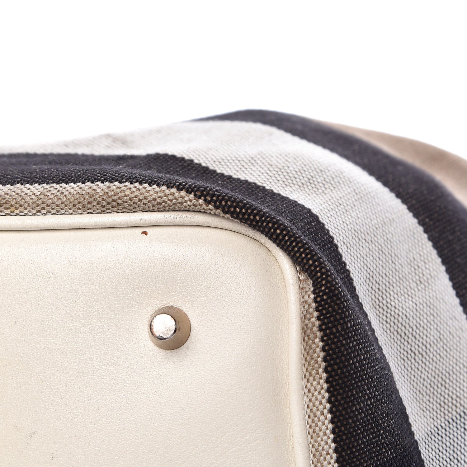 Burberry Canvas Mega Check Medium Ashby Hobo White 11 of 26