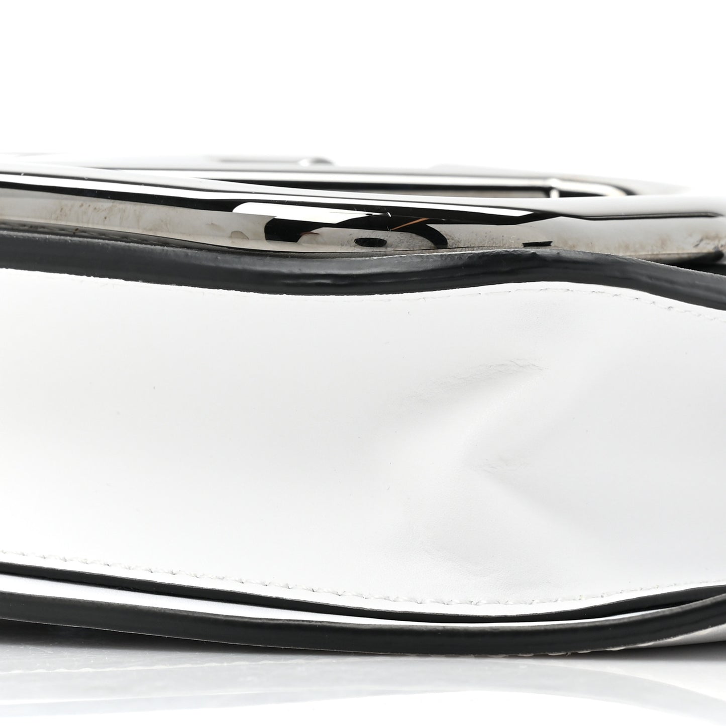 Calfskin Supervee Belt Bag White