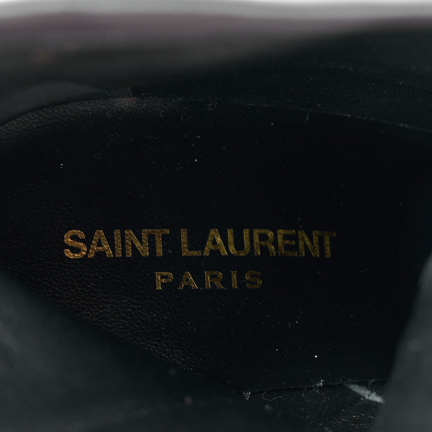 Saint Laurent Calfskin Opyum Ankle Boots 40 Black 8 of 8