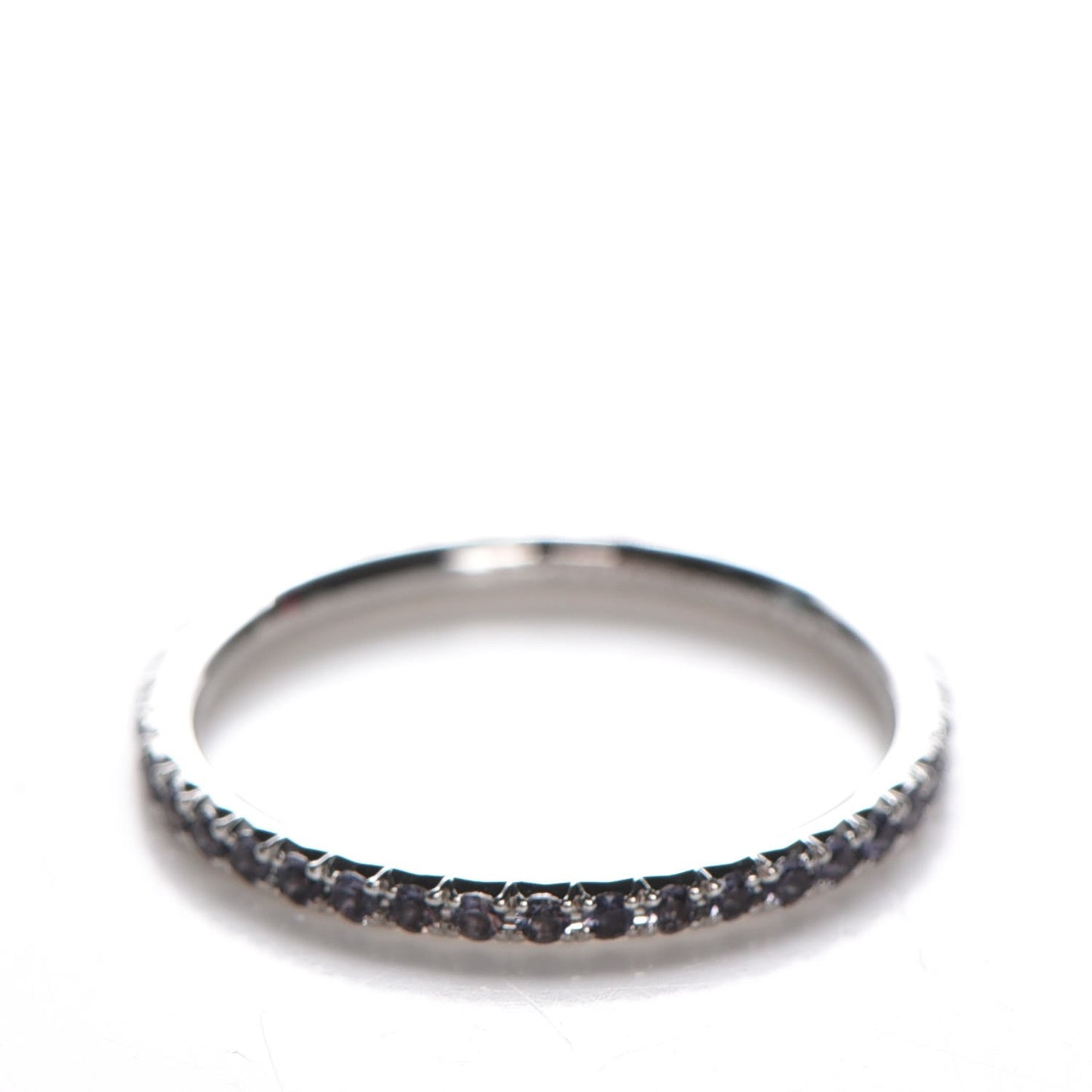 18K White Gold Iolite Metro Ring 4.25