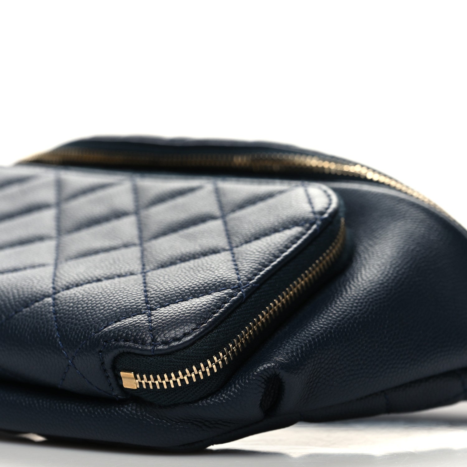 Chanel Caviar Quilted Business Affinity Waist Belt Bag Navy 11 of 11