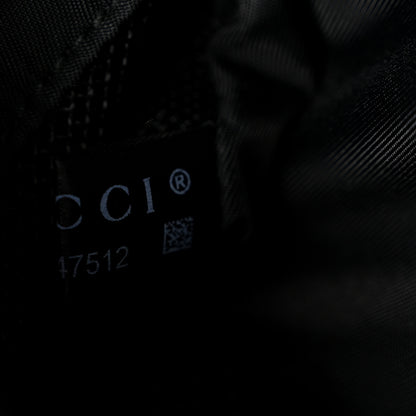 Gucci GG Supreme Monogram Web Toiletry Case Black Grey 8 of 8
