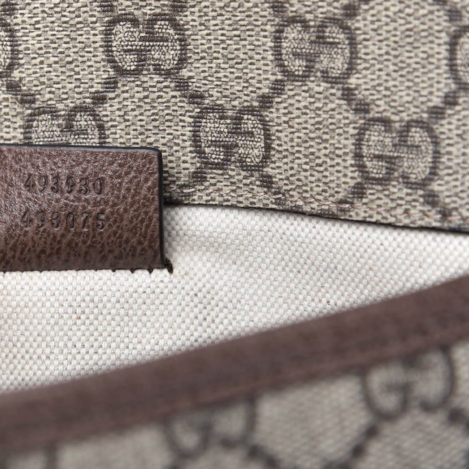 Gucci GG Supreme Monogram Neo Vintage Web Belt Bag Brown 9 of 10
