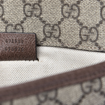 Gucci GG Supreme Monogram Neo Vintage Web Belt Bag Brown 9 of 10