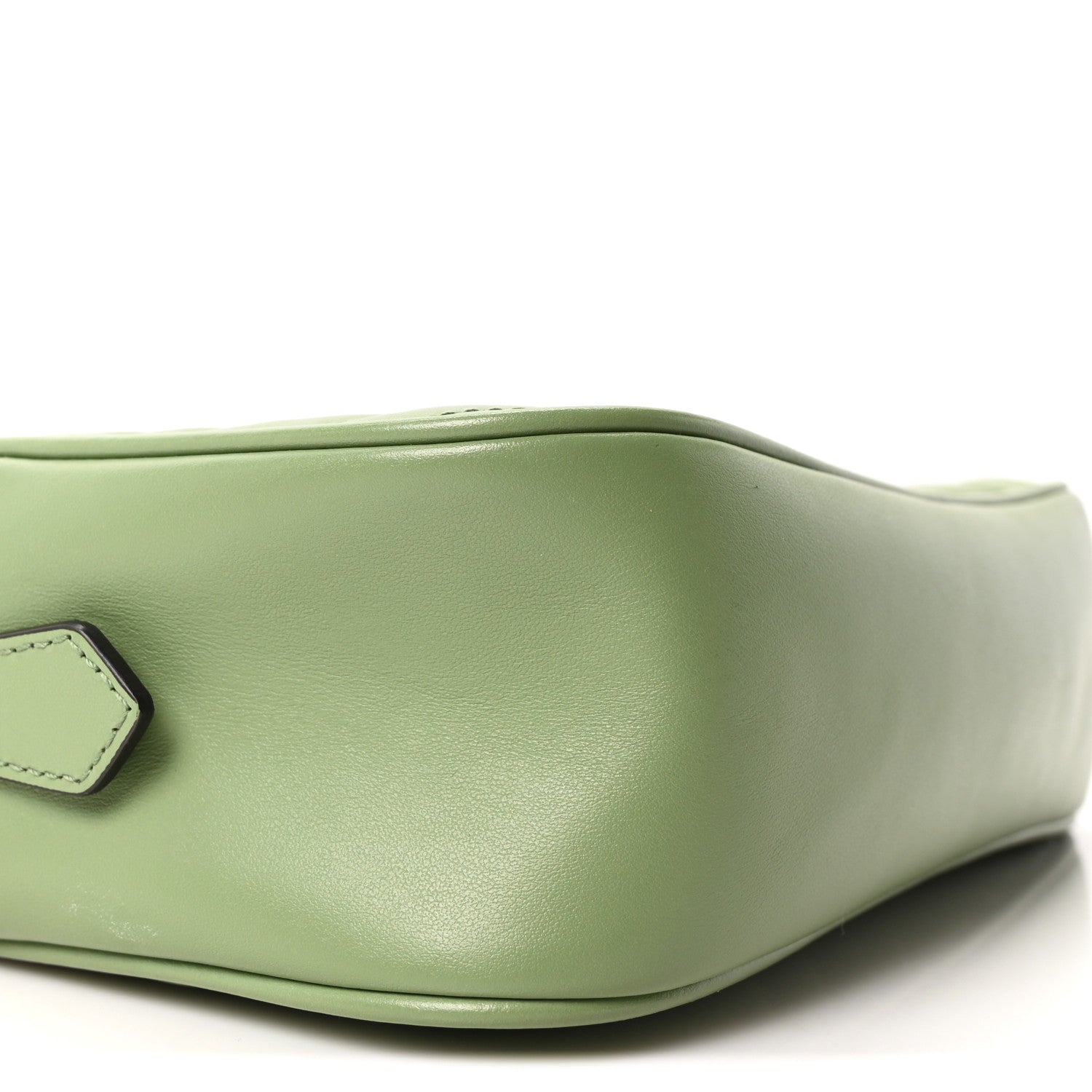 Gucci Calfskin Matelasse Small GG Marmont Chain Shoulder Bag Salamander Green 9 of 11