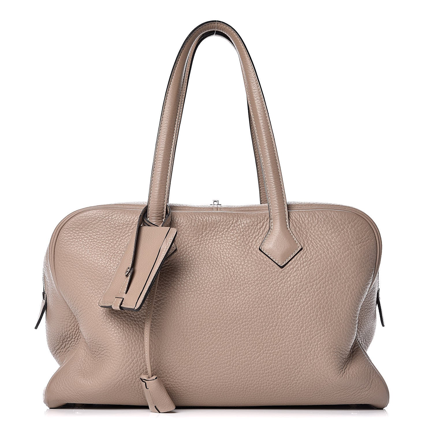 Hermes Taurillon Clemence Victoria II 35 Gris Tourterelle 1 of 13