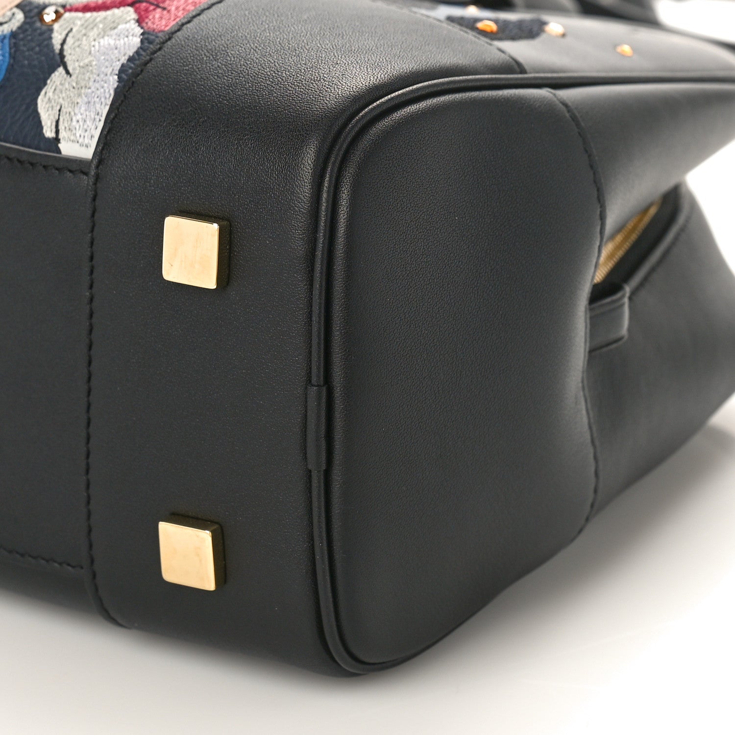 Loewe X HOWLS MOVING CASTLE Calfskin Amazona 28 Black 8 of 8