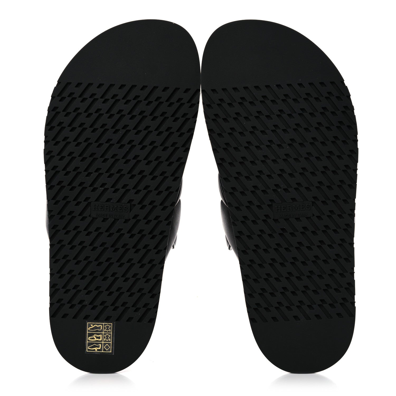 Hermes Nappa Womens Extra Sandals 38.5 Black 5 of 9