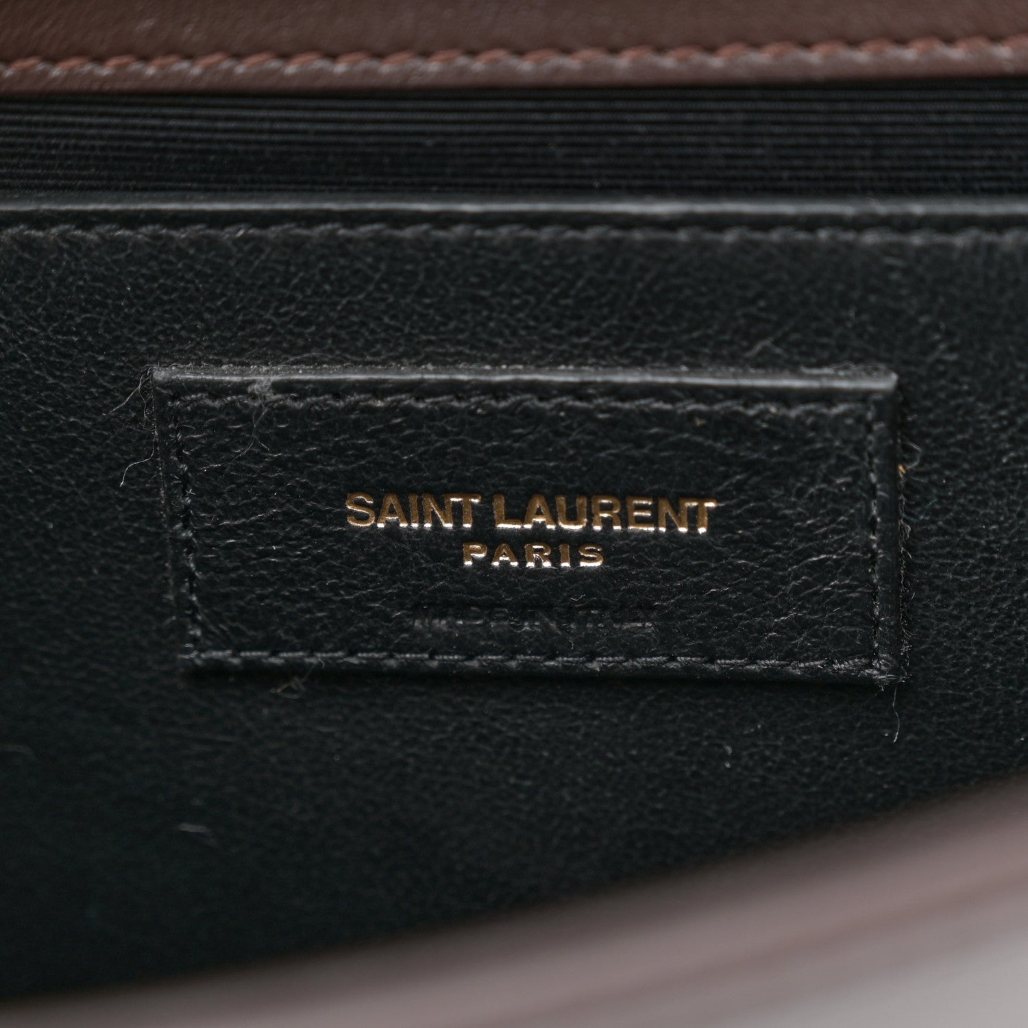 Saint Laurent Patent Small Monogram Kate Satchel Spicy Chocolate 6 of 13