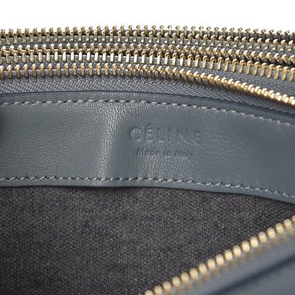 Celine Lambskin Small Trio Crossbody Bag Storm 8 of 10