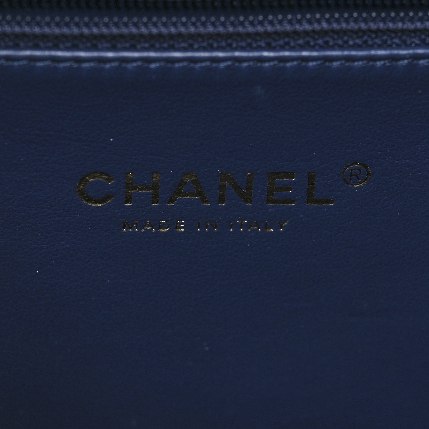Chanel Caviar Quilted Medium CC Filigree Vanity Case Navy 6 of 10